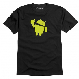 Android eats apple 